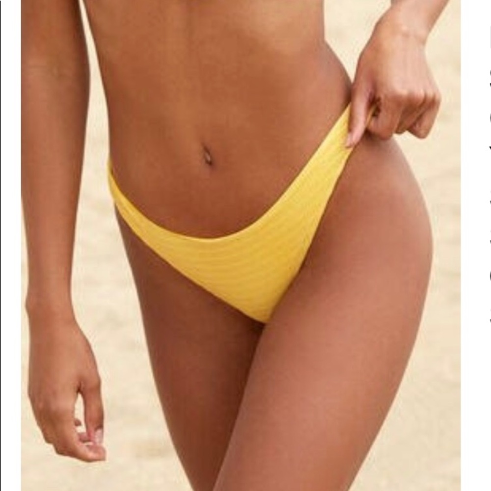 Pacsun Yellow Swim Bottom Size S